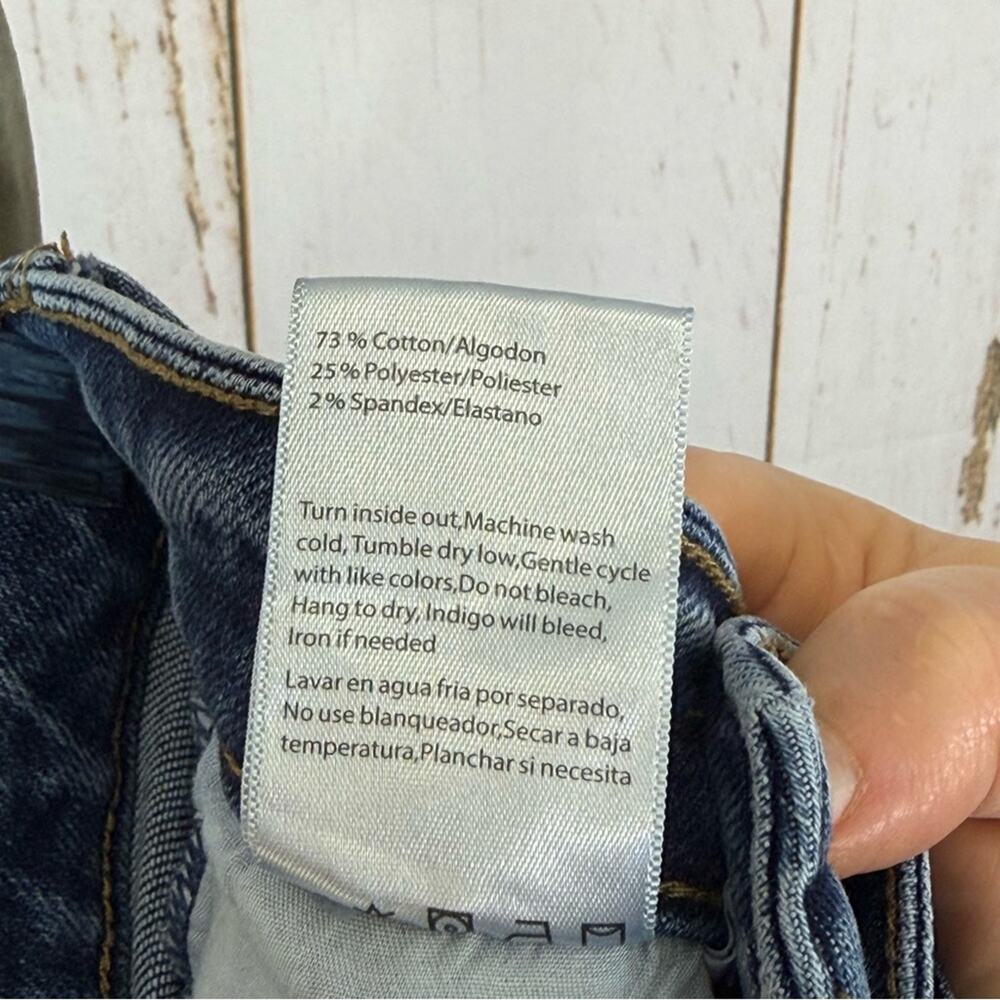 Risen Jeans, Crossover Classic Blue Straight Leg Women's Jeans. Size 13/31. - Picture 6 of 6